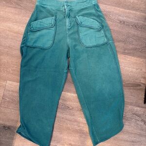 FP Movement by Free People Turquoise Cropped Pants